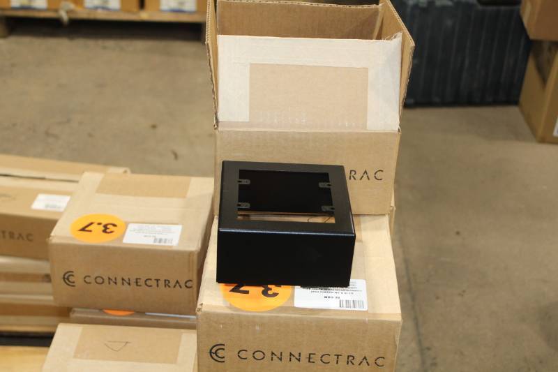 lot 202 image: Connectrac AC-Com Device 3.7in. & ON Wireway Steel Communications Box