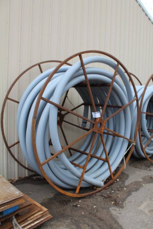 lot 55 image: 8ft. Wire Wheel Spool