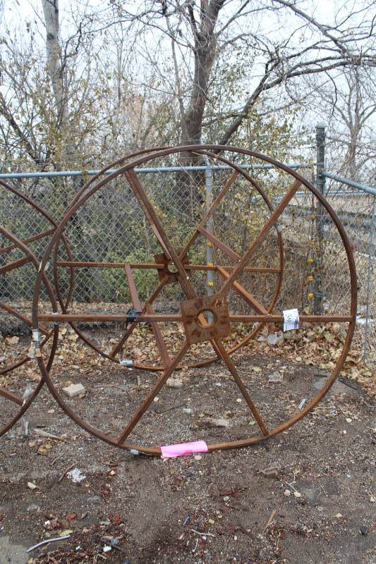 lot 59 image: 6ft. Wire Wheel Spool