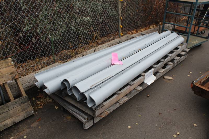 lot 21B image: Lot of (9) Prime Conduit 4in. Plastic Conduit