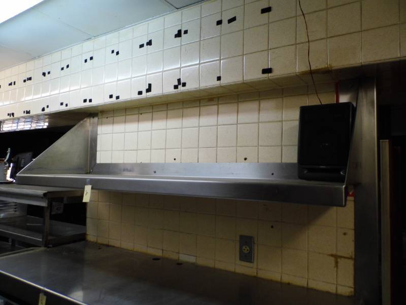 lot 2 image: Stainless Steel Shelf