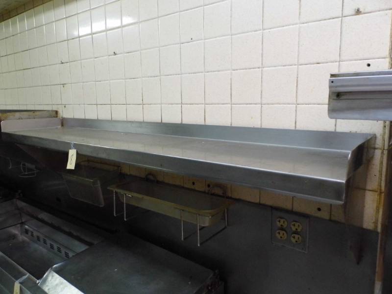 lot 8 image: Stainless Steel Shelf