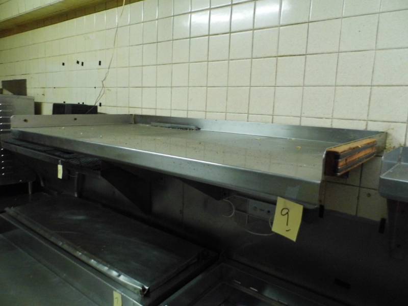 lot 9 image: Stainless Steel Shelf