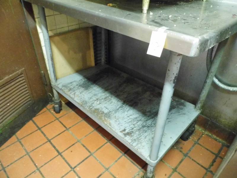lot 12 image: Stainless Steel Table