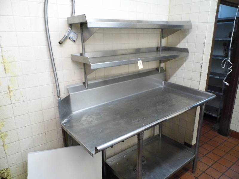 lot 22 image: Stainless Steel Table