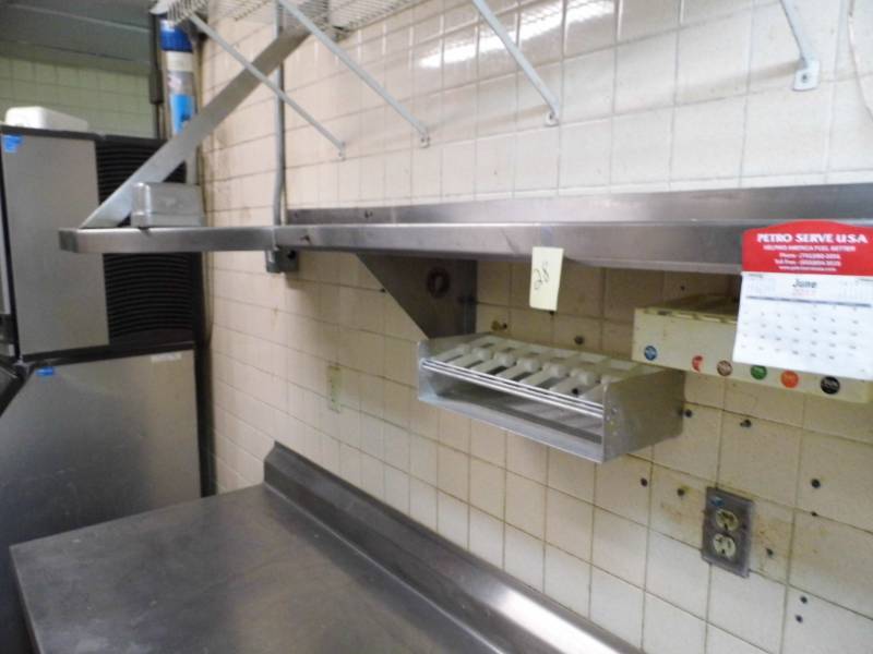 lot 28 image: Stainless Steel Shelf