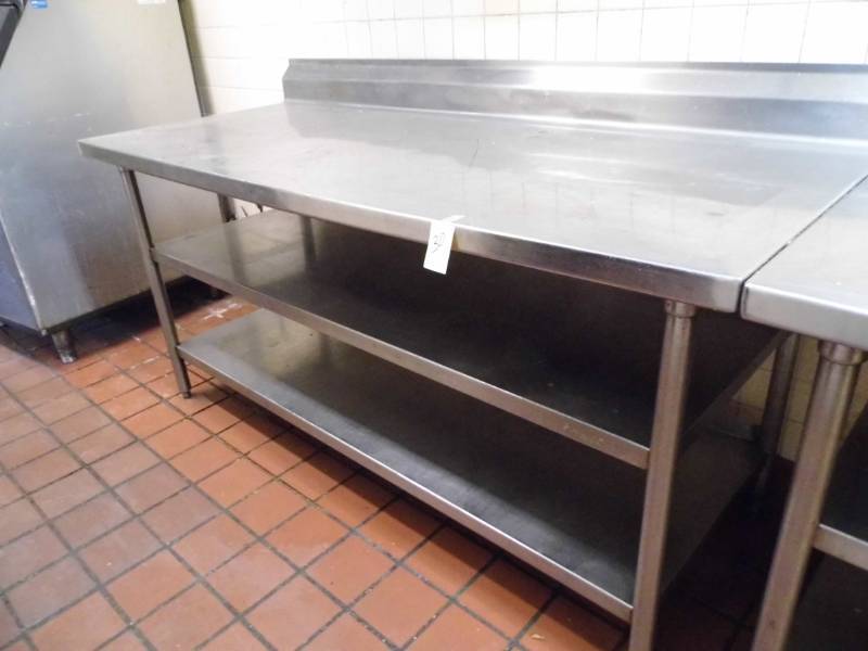 lot 30 image: Stainless Steel Table