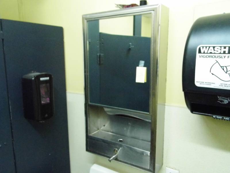 lot 53 image: Towel Dispenser - Medicine Cabinet - Soap Dispensers