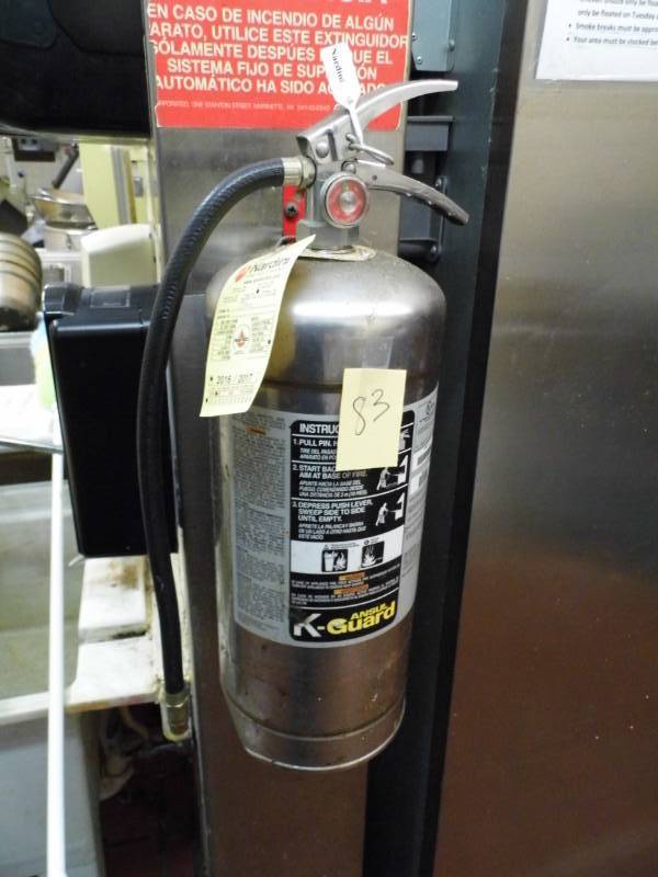lot 83 image: Fire Extinguisher