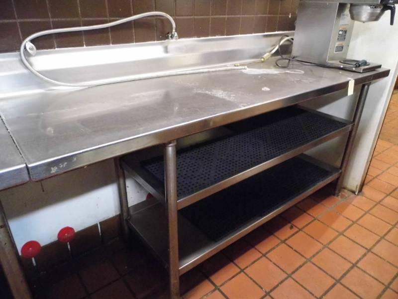 lot 86 image: Stainless Steel Table
