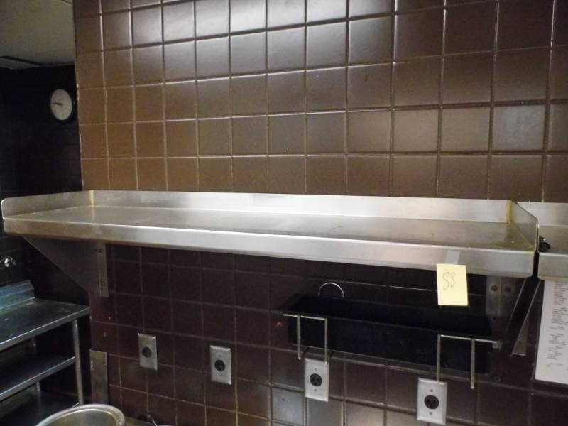 lot 88 image: Stainless Steel Shelf