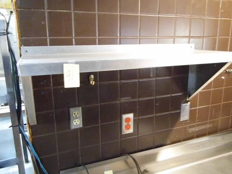 lot 91 image: Stainless Steel Shelf