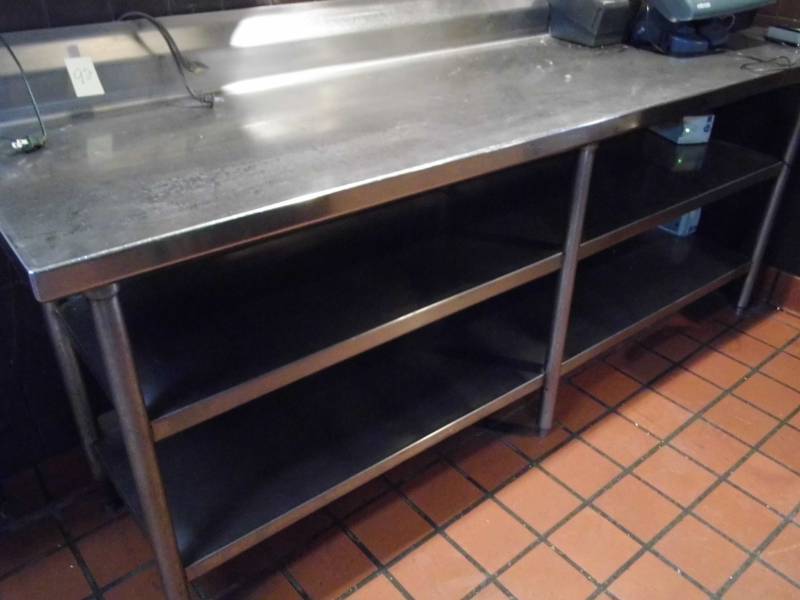 lot 92 image: Stainless Steel Table