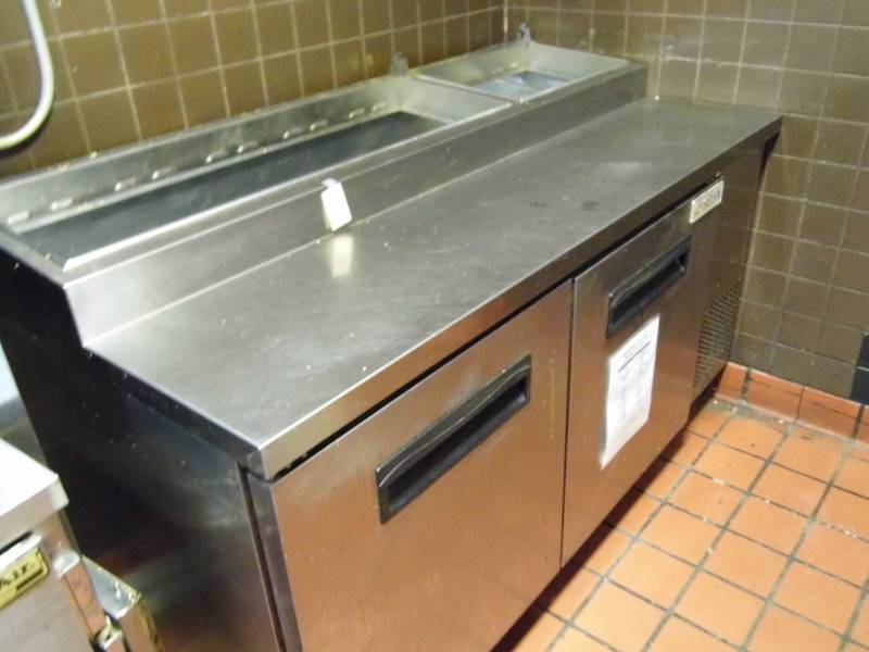 lot 108 image: Saturn Refrigerated Prep Table
