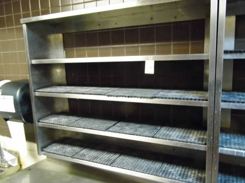 lot 112 image: Stainless Steel Shelf