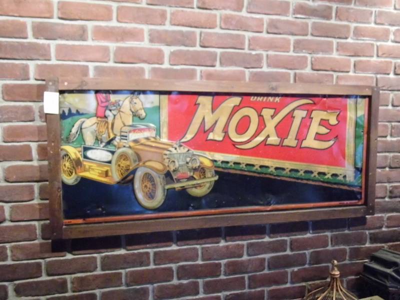 lot 118 image: Moxie Metal Sign
