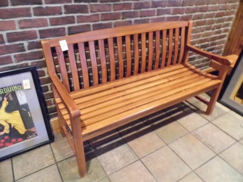 lot 182 image: Wooden Bench