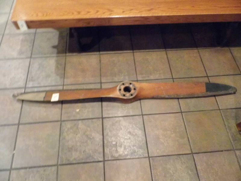 lot 202 image: Wooden Propeller