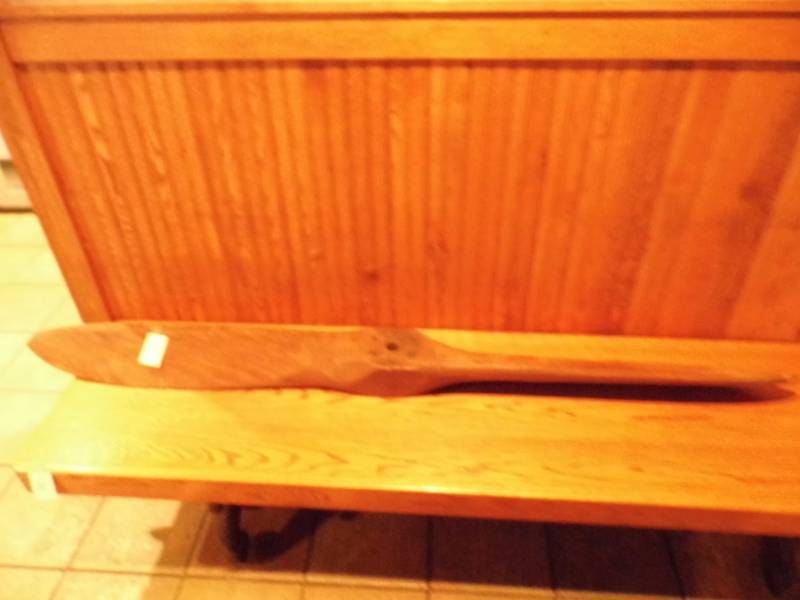 lot 203 image: Wooden Propeller