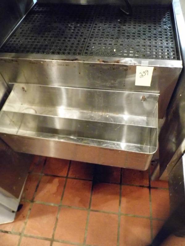 lot 239 image: Krowne Stainless Steel Bar Table