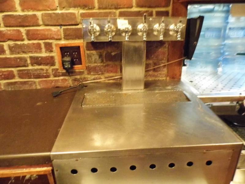 lot 242 image: Beer Taps w Drain