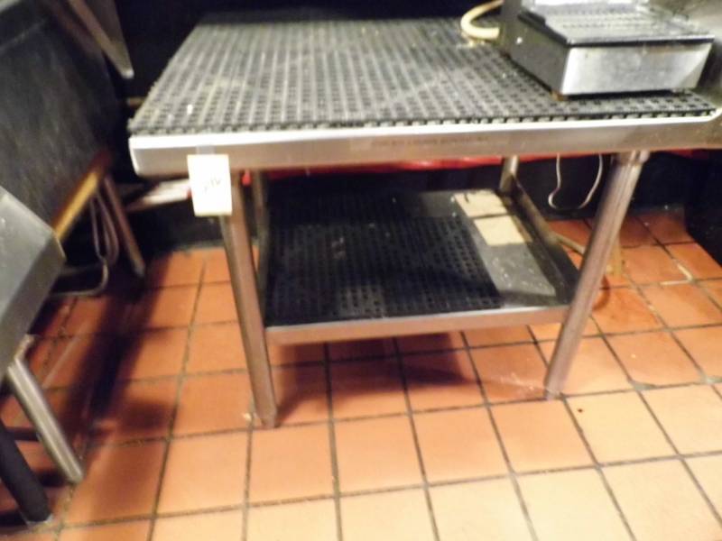 lot 246 image: Stainless Steel Table