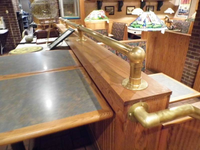 lot 276 image: Brass Railings in Restaurant Area Only