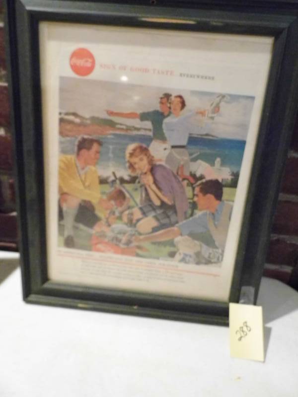lot 288 image: Coke Ad