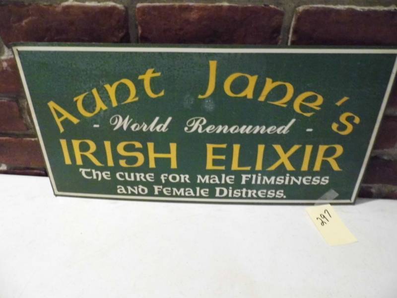 lot 297 image: Aunt Jane Irish Elixir