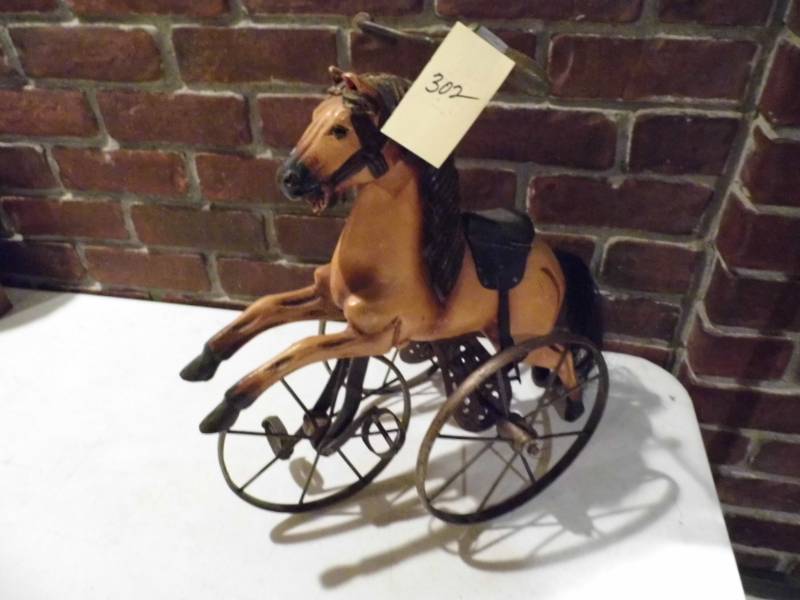 lot 302 image: Wooden Horse
