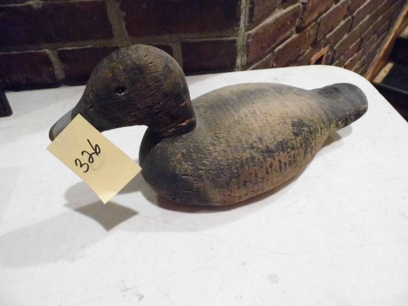 lot 326 image: Wooden Duck