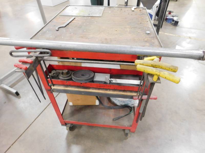 Rolling Utility Cart with Contents