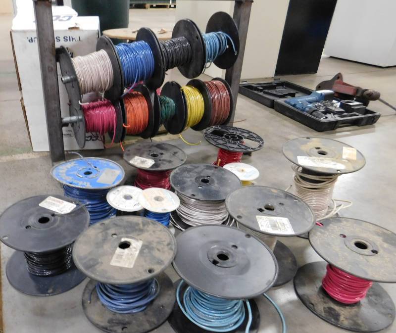 Misc. Electrial Wire with Rack