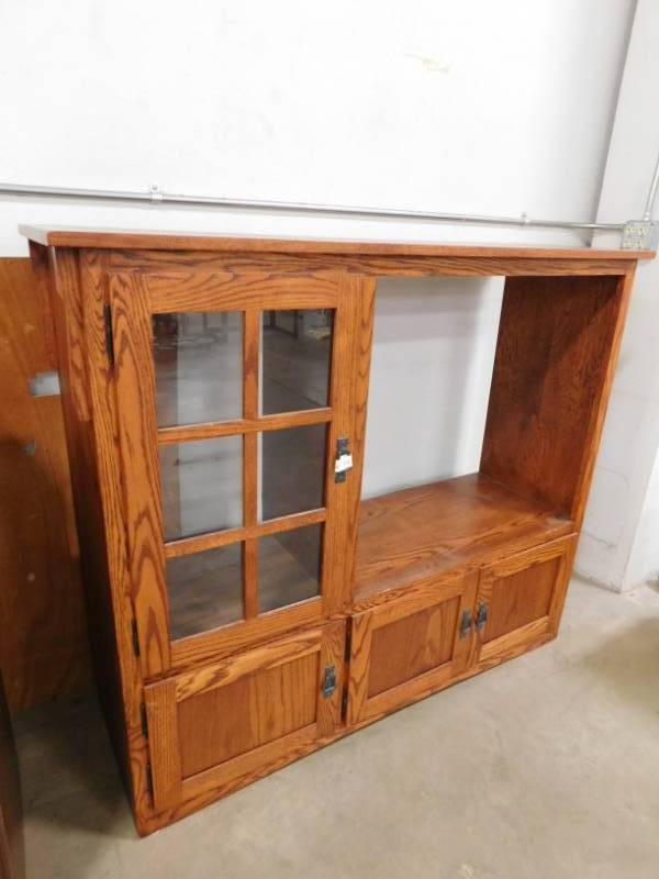 Media Cabinet - 56(w) x 48(h) x 17.5(d)