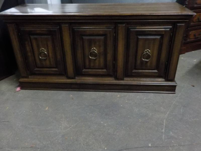 2 Piece Hutch- top is 62 x 52 x 17,...