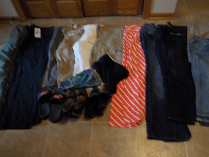 Large Lot of Womens Clothing and S...