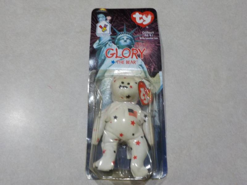 Glory the Bear Ty Beanie Baby in Or...