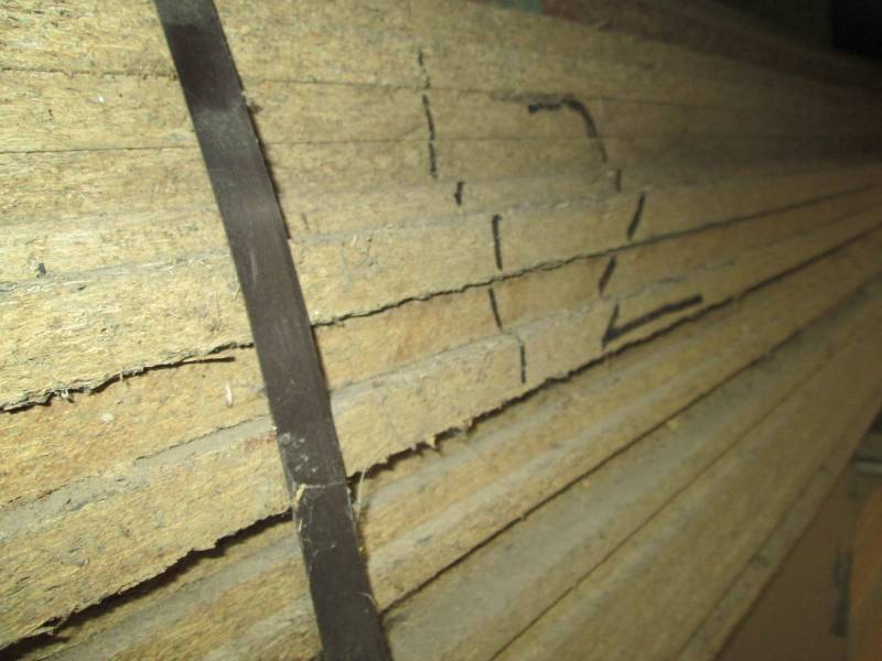 lot 12 image: 22 Total sheets particle board, all...