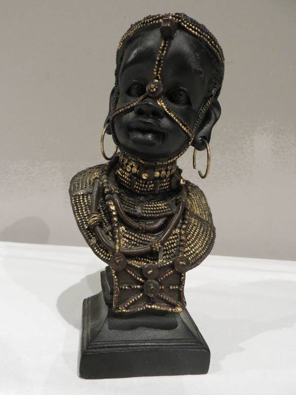 lot 45 image: African child bust