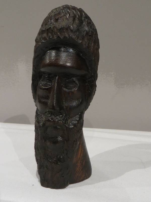 lot 48 image: Wooden mans bust