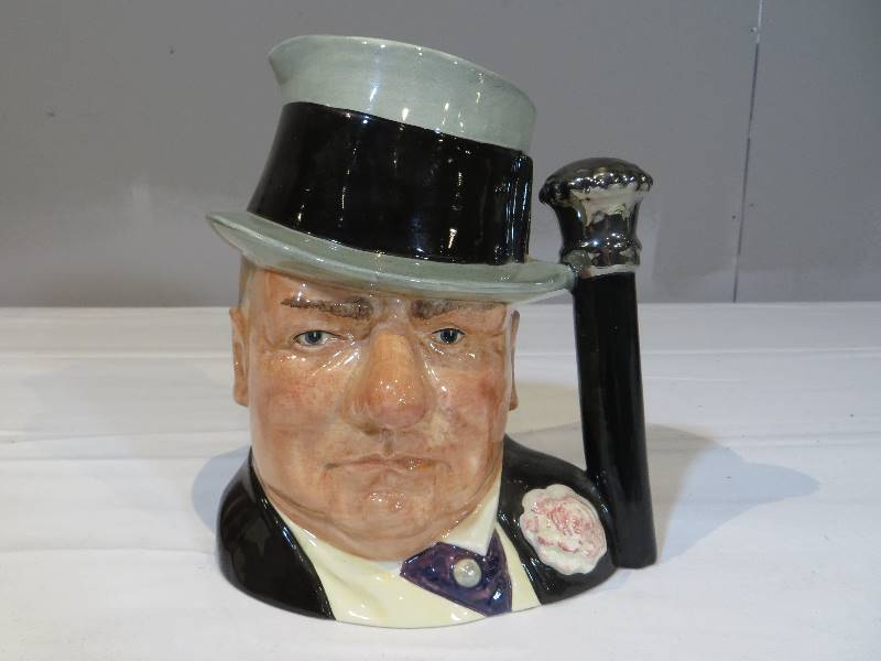 lot 74 image: Royal Doulton The Celebrity Collection W.C. Fields Toby Mug