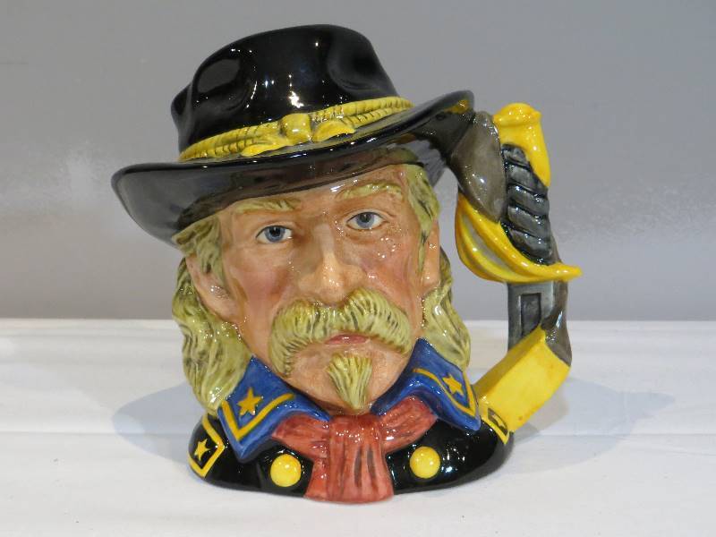 lot 80 image: Royal Doulton General Custer Toby Mug