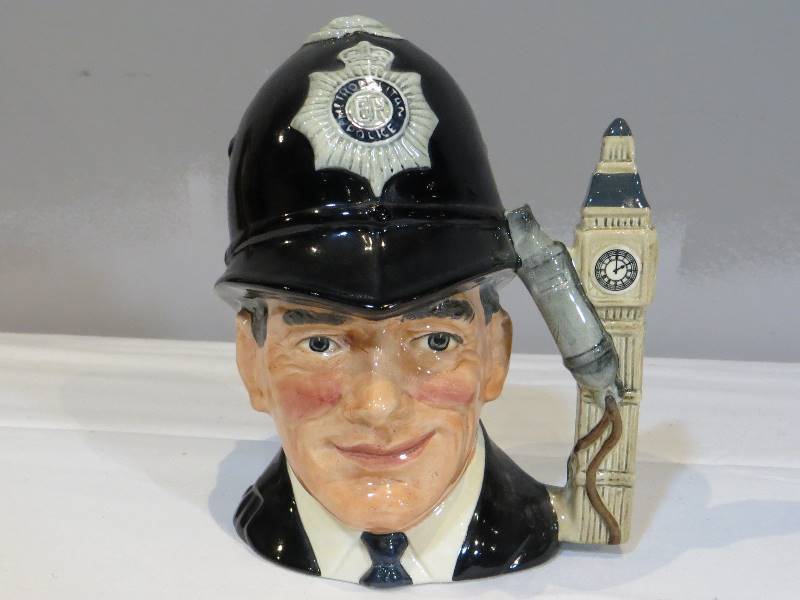lot 82 image: Royal Doulton The London Bobby Toby Mug