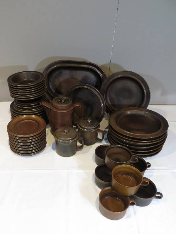 lot 96 image: 50 Piece Stoneware Dish Set