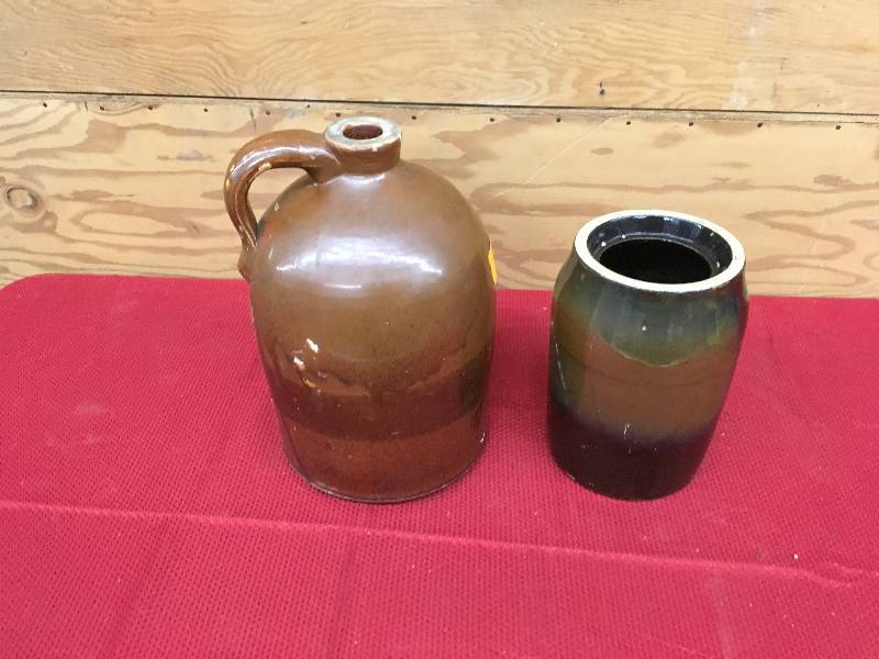 lot 258 image: Pottery Bowl & Jug