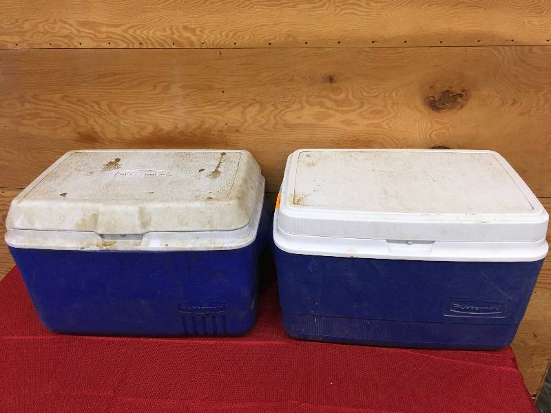 lot 269 image: Two Rubbermaid Coolers