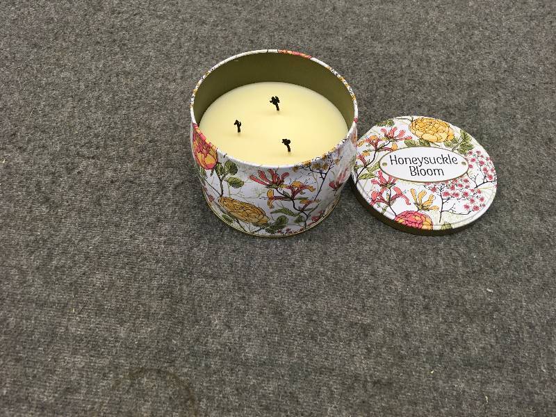 lot 536 image: Honeysuckle Bloom 21 Oz. Candle, Retail $12.99
