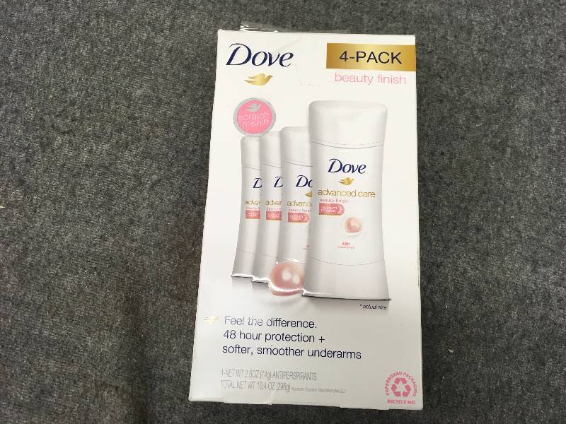 lot 543 image: Dove Advanced Care Beauty Finish Antiperspirants,Retail $13.99