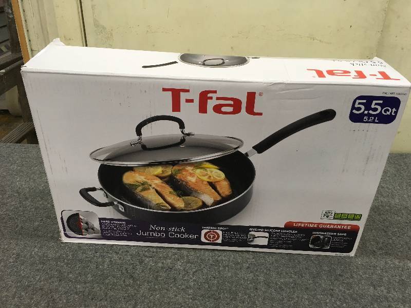 lot 549 image: T-Fal Jumbo Cooker, Retail $19.99