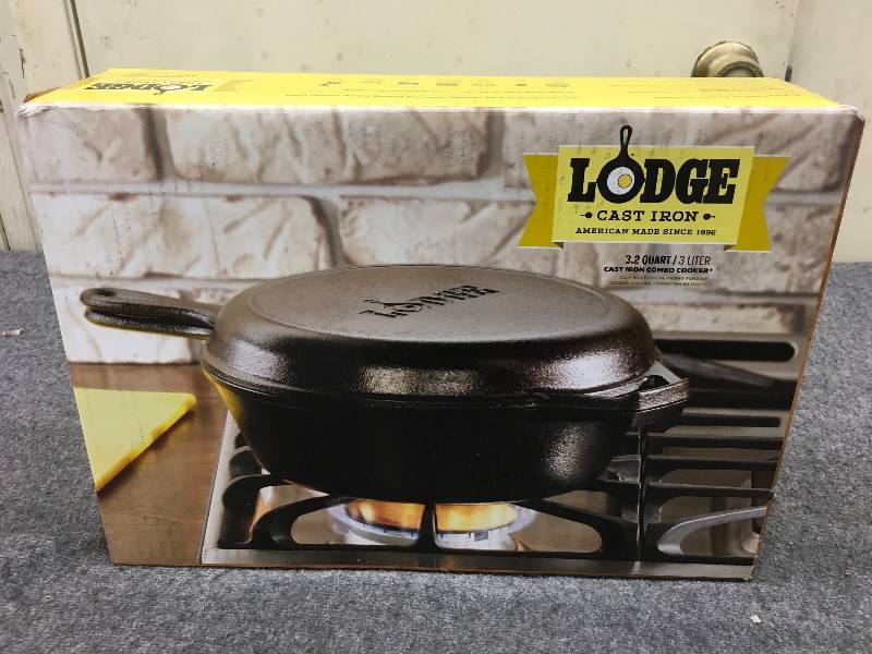 lot 561 image: Lodge 3.2 Quart Cast Iron, Retail $29.99